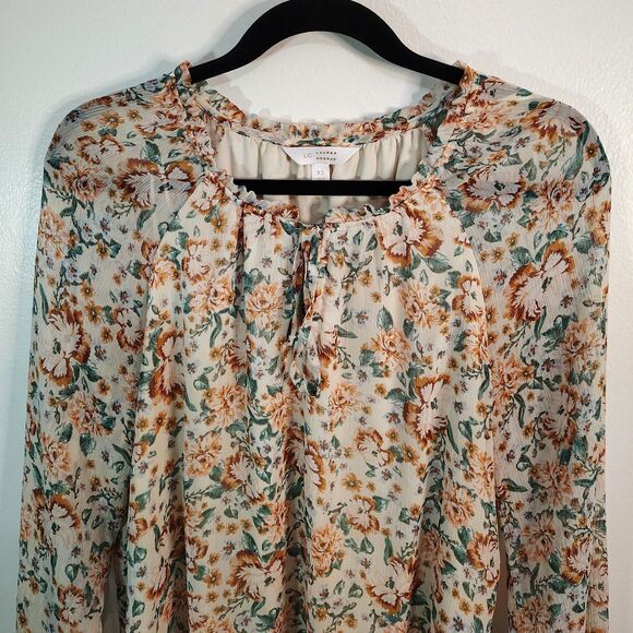 Career & Casual BOHO Floral Blouses BUNDLE XS Women's Long Sleeve MIXED LOT - Picture 3 of 9